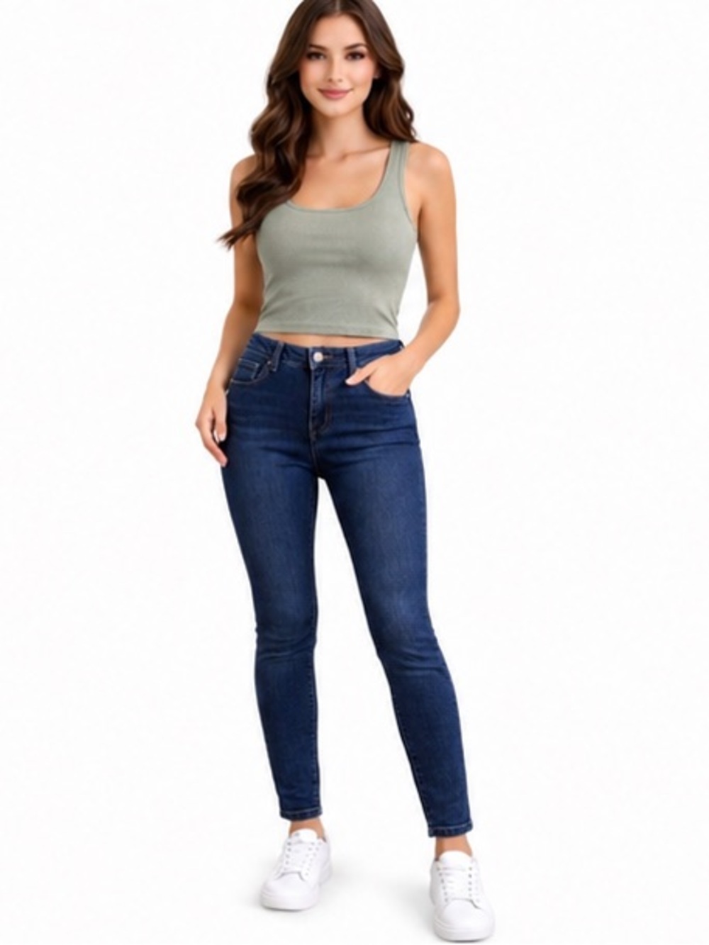 NEW Maurices Blue Skinny Jeans Classic Denim Medium 8/10
